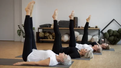 Frauen Bei Ihrer Yogastunde